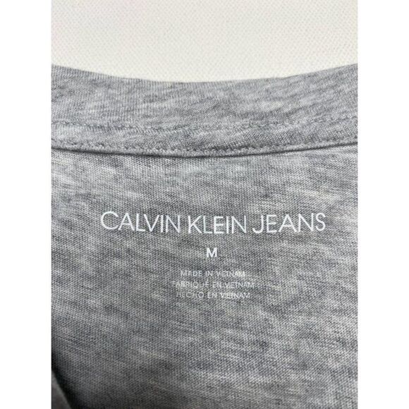 Calvin Klein Bodysuit Shirt Women's MEDIUM Gray Short-Sleeve Cotton Modal NEW - Picture 9 of 16